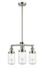 Dover - 3 Light - 17 inch - Polished Nickel - Stem Hung - Chandelier (207-PN-G312)