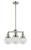 Beacon - 3 Light - 19 inch - Polished Nickel - Stem Hung - Chandelier (207-PN-G202-6-LED)