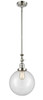 Beacon - 1 Light - 10 inch - Polished Nickel - Stem Hung - Mini Pendant (206-PN-G202-10)