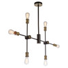 Artcraft Lighting Tribeca 6-Light Chandelier (AC10786BK)