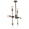 Artcraft Lighting Tribeca 6-Light Chandelier (AC10786BK)