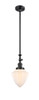 Bullet - 1 Light - 7 inch - Matte Black - Stem Hung - Mini Pendant (206-BK-G661-7-LED)