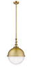 Hampden - 1 Light - 13 inch - Brushed Brass - Stem Hung - Pendant (206-BB-HFS-124-BB)