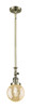 Beacon - 1 Light - 6 inch - Antique Brass - Stem Hung - Mini Pendant (206-AB-G208-6)