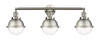 Hampden - 3 Light - 34 inch - Brushed Satin Nickel - Bath Vanity Light (205-SN-HFS-62-SN)