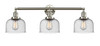 Bell - 3 Light - 32 inch - Brushed Satin Nickel - Bath Vanity Light (205-SN-G74-LED)