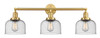 Bell - 3 Light - 32 inch - Satin Gold - Bath Vanity Light (205-SG-G74-LED)