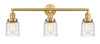 Bell - 3 Light - 30 inch - Satin Gold - Bath Vanity Light (205-SG-G513-LED)
