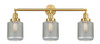Stanton - 3 Light - 32 inch - Satin Gold - Bath Vanity Light (205-SG-G262)