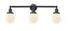 Beacon - 3 Light - 30 inch - Matte Black - Bath Vanity Light (205-BK-G201-6-LED)