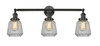 Chatham - 3 Light - 30 inch - Matte Black - Bath Vanity Light (205-BK-G142)