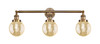 Beacon - 3 Light - 30 inch - Brushed Brass - Bath Vanity Light (205-BB-G208-6)