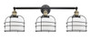 Bell Cage - 3 Light - 34 inch - Black Antique Brass - Bath Vanity Light (205-BAB-G71-CE-LED)