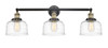 Bell - 3 Light - 32 inch - Black Antique Brass - Bath Vanity Light (205-BAB-G713-LED)