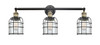 Bell Cage - 3 Light - 31 inch - Black Antique Brass - Bath Vanity Light (205-BAB-G52-CE-LED)