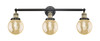 Beacon - 3 Light - 30 inch - Black Antique Brass - Bath Vanity Light (205-BAB-G208-6)