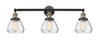 Fulton - 3 Light - 30 inch - Black Antique Brass - Bath Vanity Light (205-BAB-G172)