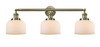 Bell - 3 Light - 32 inch - Antique Brass - Bath Vanity Light (205-AB-G71-LED)