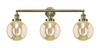 Beacon - 3 Light - 32 inch - Antique Brass - Bath Vanity Light (205-AB-G208-8)