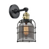 Bell Cage - 1 Light - 6 inch - Black Antique Brass - Sconce (203SW-BAB-G53-CE-LED)