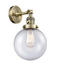 Beacon - 1 Light - 8 inch - Antique Brass - Sconce (203SW-AB-G204-8)