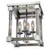 Prince Arthur 4 Light Chrome Flush Mount (CL15075CH)