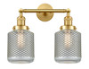 Stanton - 2 Light - 16 inch - Satin Gold - Bath Vanity Light (208-SG-G262)