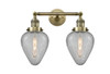 Geneseo - 2 Light - 17 inch - Antique Brass - Bath Vanity Light (208-AB-G165-LED)