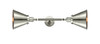 Appalachian - 2 Light - 8 inch - Brushed Satin Nickel - Bath Vanity Light (208L-SN-M13-SN-LED)