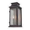 Mansard 2 Light Bronze Outdoor Wall Light (AC8172OB)