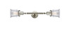 Canton - 2 Light - 6 inch - Brushed Satin Nickel - Bath Vanity Light (208L-SN-G182S-LED)