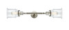 Canton - 2 Light - 6 inch - Brushed Satin Nickel - Bath Vanity Light (208L-SN-G182-LED)