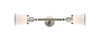 Canton - 2 Light - 6 inch - Brushed Satin Nickel - Bath Vanity Light (208L-SN-G181S-LED)