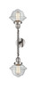 Oxford - 2 Light - 8 inch - Polished Nickel - Bath Vanity Light (208L-PN-G532-LED)