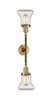 Bellmont - 2 Light - 6 inch - Brushed Brass - Bath Vanity Light (208L-BB-G192-LED)