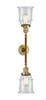 Canton - 2 Light - 6 inch - Brushed Brass - Bath Vanity Light (208L-BB-G182-LED)
