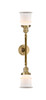 Canton - 2 Light - 6 inch - Brushed Brass - Bath Vanity Light (208L-BB-G181S)