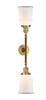 Canton - 2 Light - 6 inch - Brushed Brass - Bath Vanity Light (208L-BB-G181-LED)