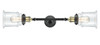 Canton - 2 Light - 6 inch - Black Antique Brass - Bath Vanity Light (208L-BAB-G182)