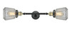 Chatham - 2 Light - 7 inch - Black Antique Brass - Bath Vanity Light (208L-BAB-G142-LED)