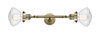 Olean - 2 Light - 7 inch - Antique Brass - Bath Vanity Light (208L-AB-G324)