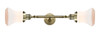 Bellmont - 2 Light - 6 inch - Antique Brass - Bath Vanity Light (208L-AB-G191)