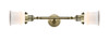 Canton - 2 Light - 6 inch - Antique Brass - Bath Vanity Light (208L-AB-G181S)