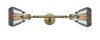 Fulton - 2 Light - 7 inch - Antique Brass - Bath Vanity Light (208L-AB-G173-LED)