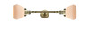 Fulton - 2 Light - 7 inch - Antique Brass - Bath Vanity Light (208L-AB-G171)