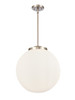 Beacon - 3 Light - 16 inch - Brushed Satin Nickel - Cord hung - Pendant (221-3S-SN-G201-16)