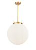 Beacon - 3 Light - 16 inch - Satin Gold - Cord hung - Pendant (221-3S-SG-G201-16-LED)