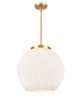 Athens - 3 Light - 16 inch - Satin Gold - Cord hung - Pendant (221-3S-SG-G121-16-LED)