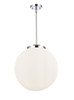 Beacon - 3 Light - 16 inch - Polished Chrome - Cord hung - Pendant (221-3S-PC-G201-16-LED)