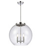 Athens - 3 Light - 16 inch - Polished Chrome - Cord hung - Pendant (221-3S-PC-G124-16)